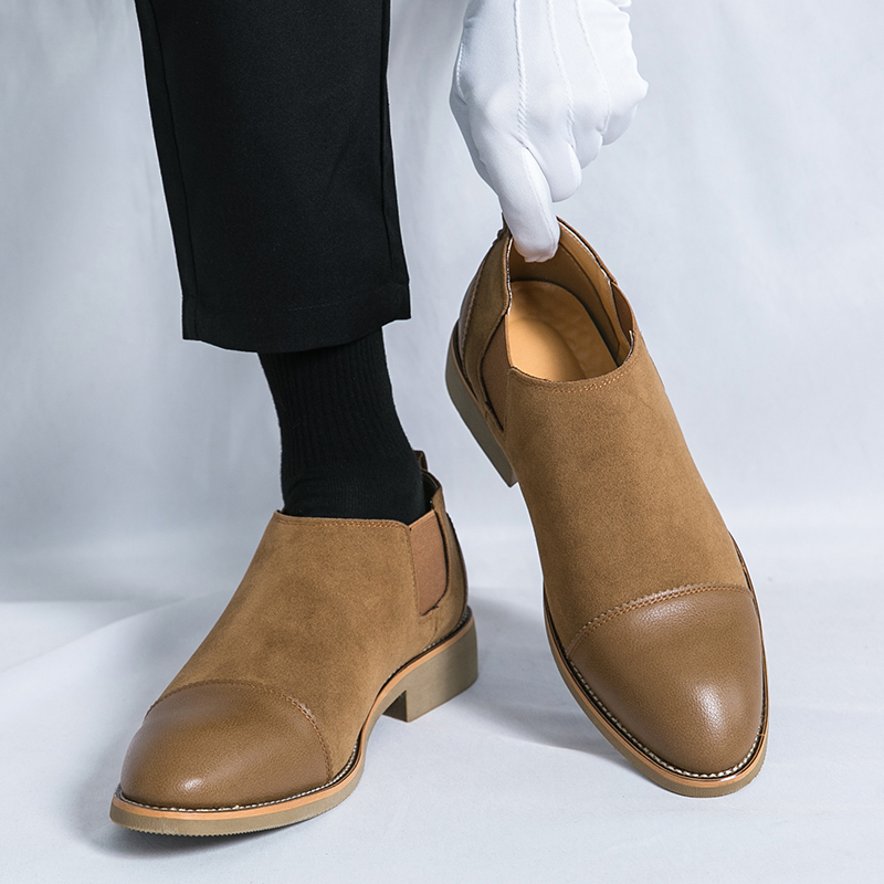 Men Formal Wear Brown - Erkek Retro Resmi Ayakkabılar Siyah Kahverengi