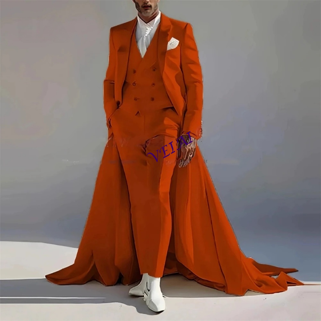 Men'S Formal Attire - Özel Tasarım Erkek Abiye Üç Parçalı