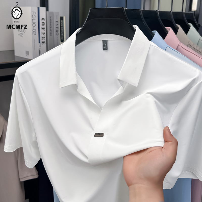 Men Formal Wear Summer - Basit Gizli Bar Tokalı Erkek Düz