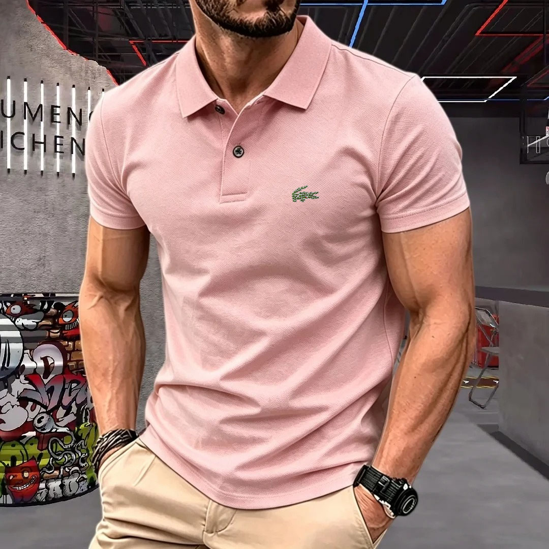Men'S Formal Wear Accessories - Erkek Kısa Kollu Polo Gömlek Yaka