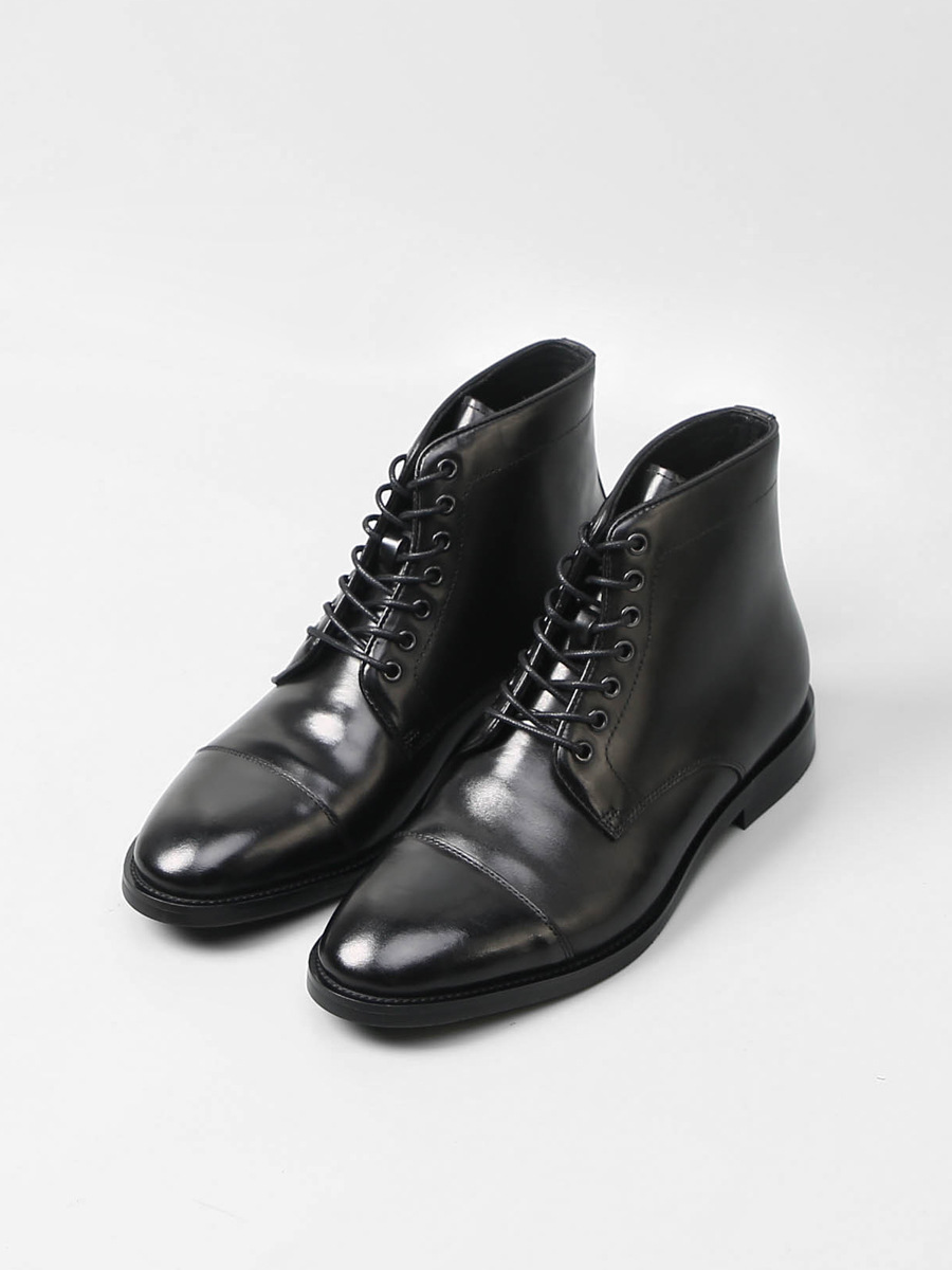Men Formal Wear With Boots - Erkek El Yapımı Hakiki Deri Kapalı