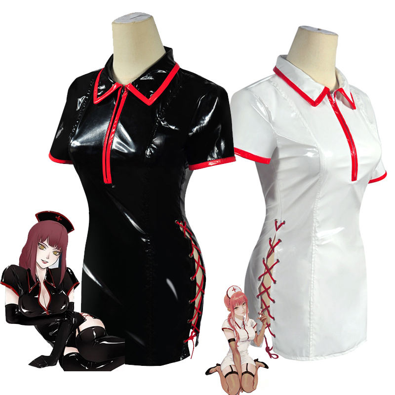 Men Formal Wear Set - Anime testere adam Cosplay kostüm Makima