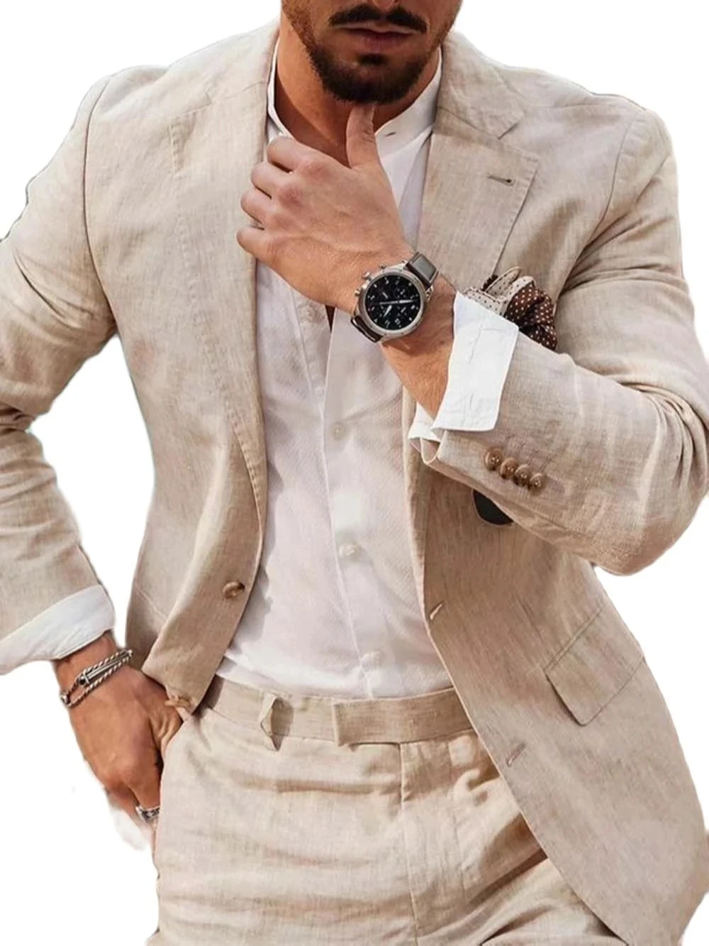 Yazlık Plaj İş Kıyafetleri Ket - Men Formal Wear Summer incelemesi ve fiyatı