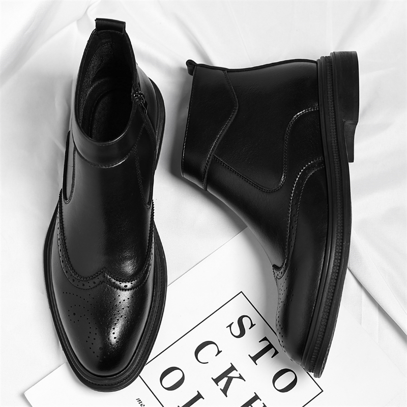 Sonbahar Kış Kalın Tabanlı Erk - Men Formal Wear With Boots incelemesi ve fiyatı