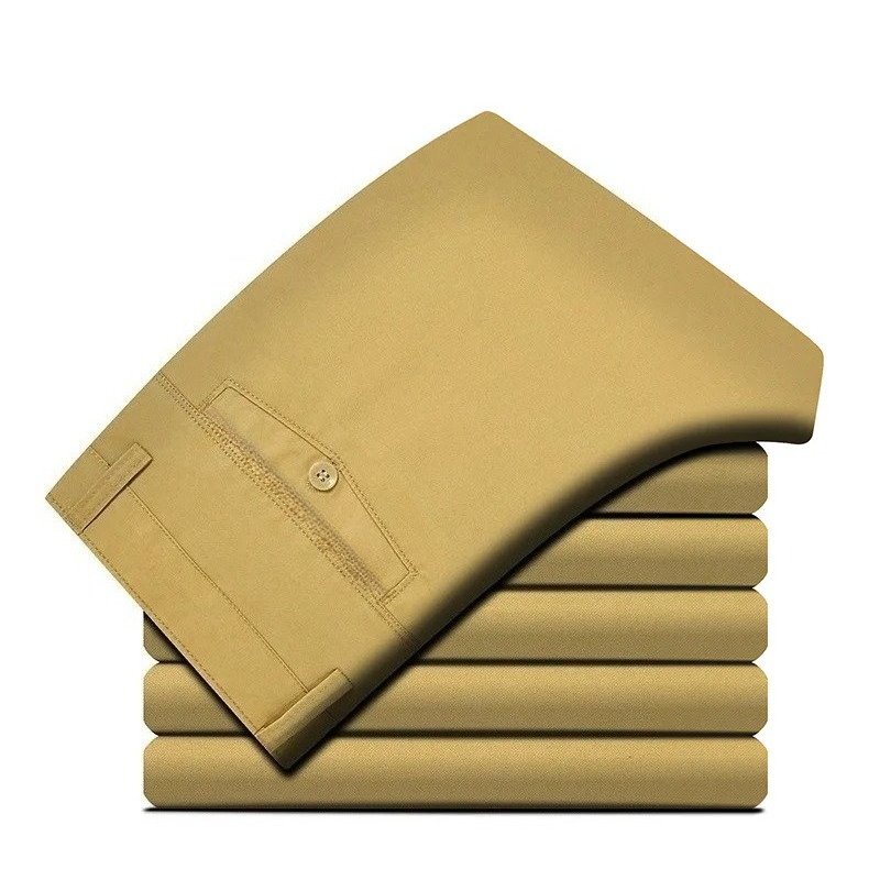 %100 Pamuk Erkek Günlük Pantol - Khaki Formal Wear Men incelemesi ve fiyatı