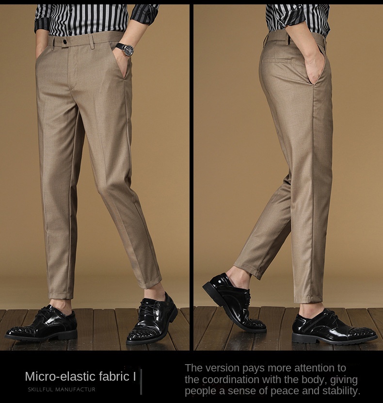 Yaz Takım Elbise Pantolon Erke - Khaki Formal Wear Men incelemesi ve fiyatı