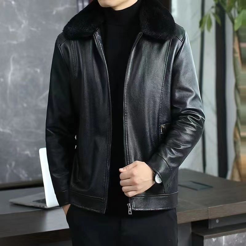 Erkekler İçin Kışlık Deri Mont - Men Formal Wear Design incelemesi ve fiyatı