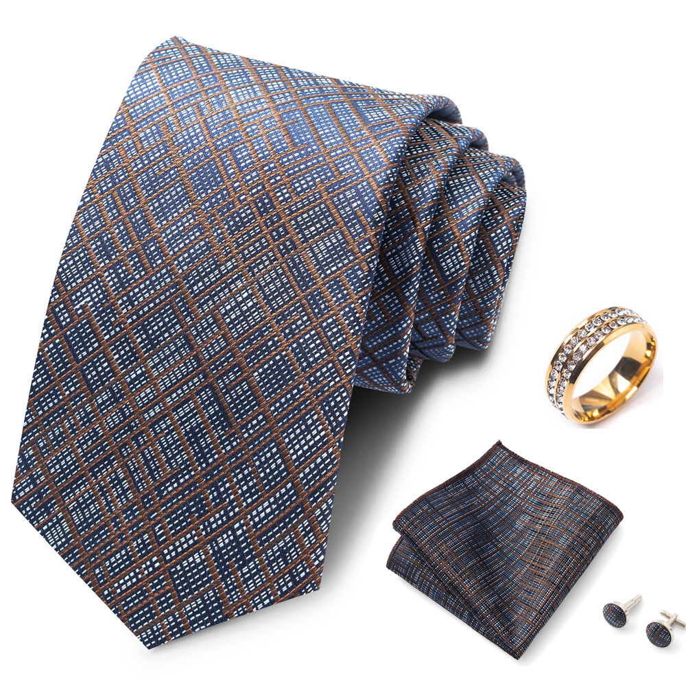 Çizgili erkek kravat seti, gün - Men Formal Wear Set incelemesi ve fiyatı