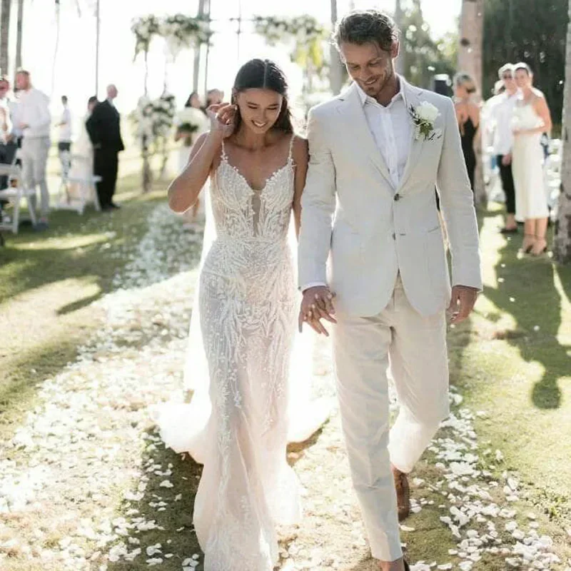 Keten Düğün Smokin Erkekler Iç - Men Formal Wear Summer incelemesi ve fiyatı