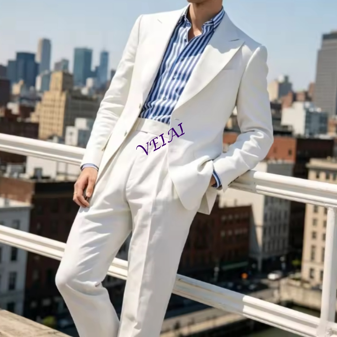 Yazlık Adaçayı Yeşili Keten 2  - Men'S Relaxed Formal Wear incelemesi ve fiyatı