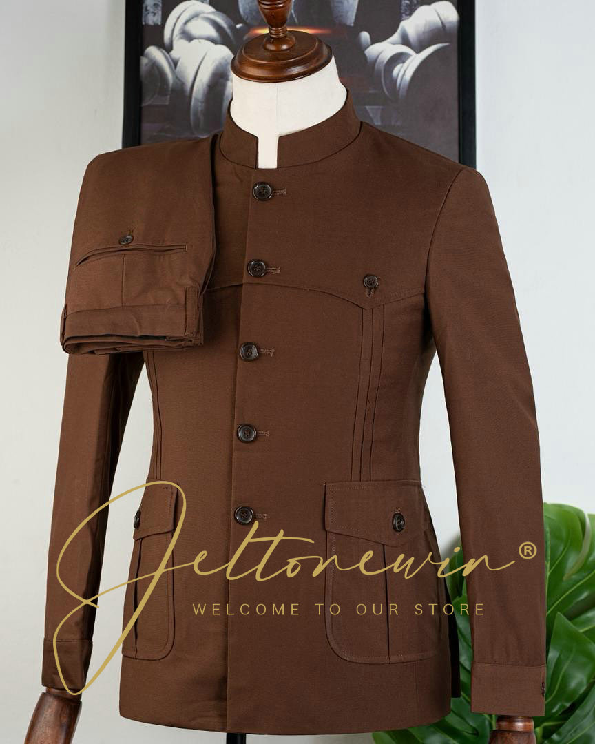 Erkek Kahverengi İki Parçalı T - Men Formal Wear Brown incelemesi ve fiyatı