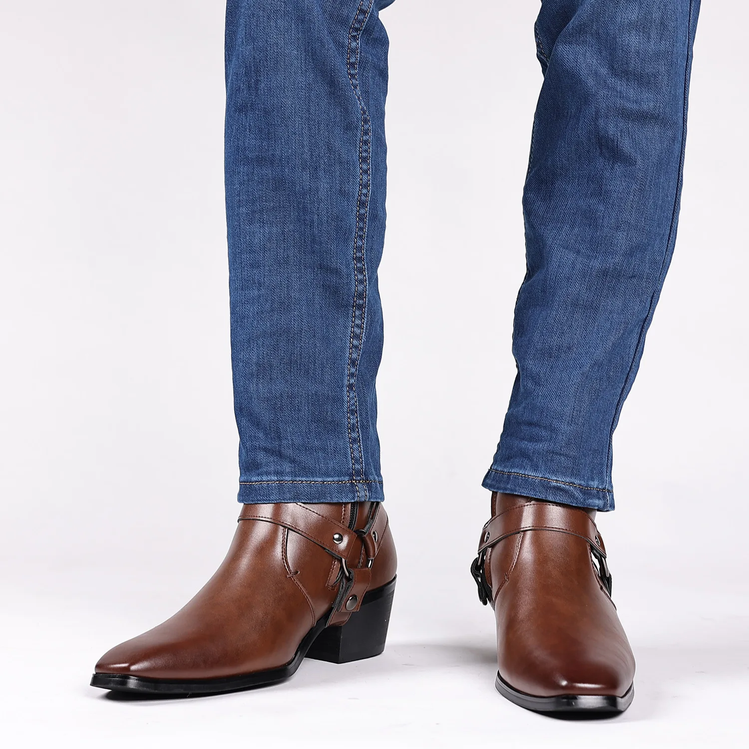 Klasik Batı Kovboy Şövalye Çiz - Men Formal Wear With Boots incelemesi ve fiyatı