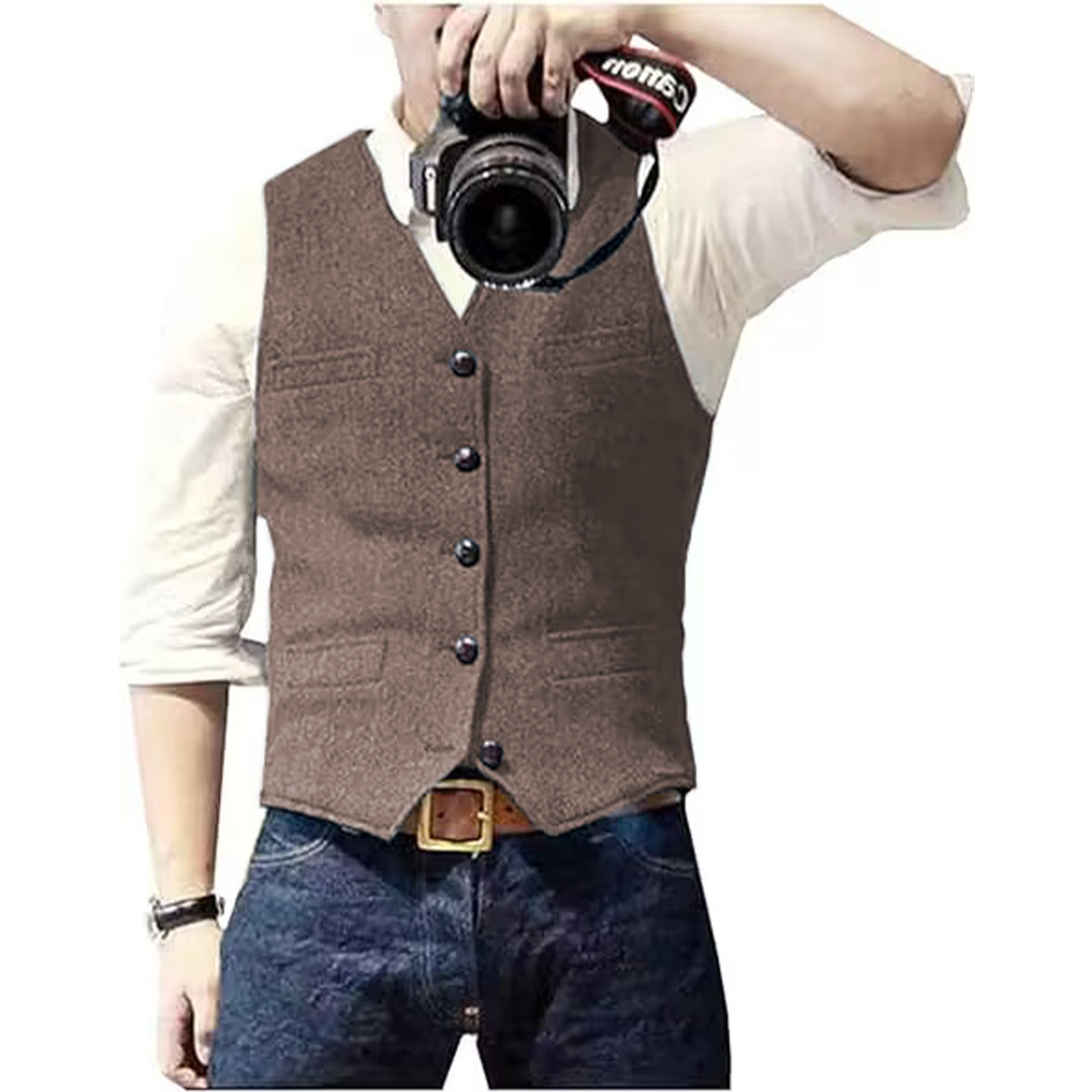 Erkek Takım Elbise Yeleği V Ya - Men'S Formal Wear Accessories incelemesi ve fiyatı