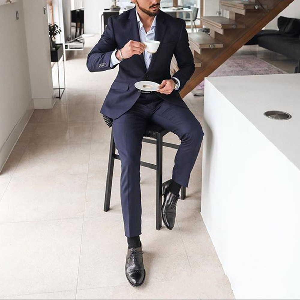 Lacivert 2 Parçalı Erkek Smoki - Men Formal Wear Design incelemesi ve fiyatı