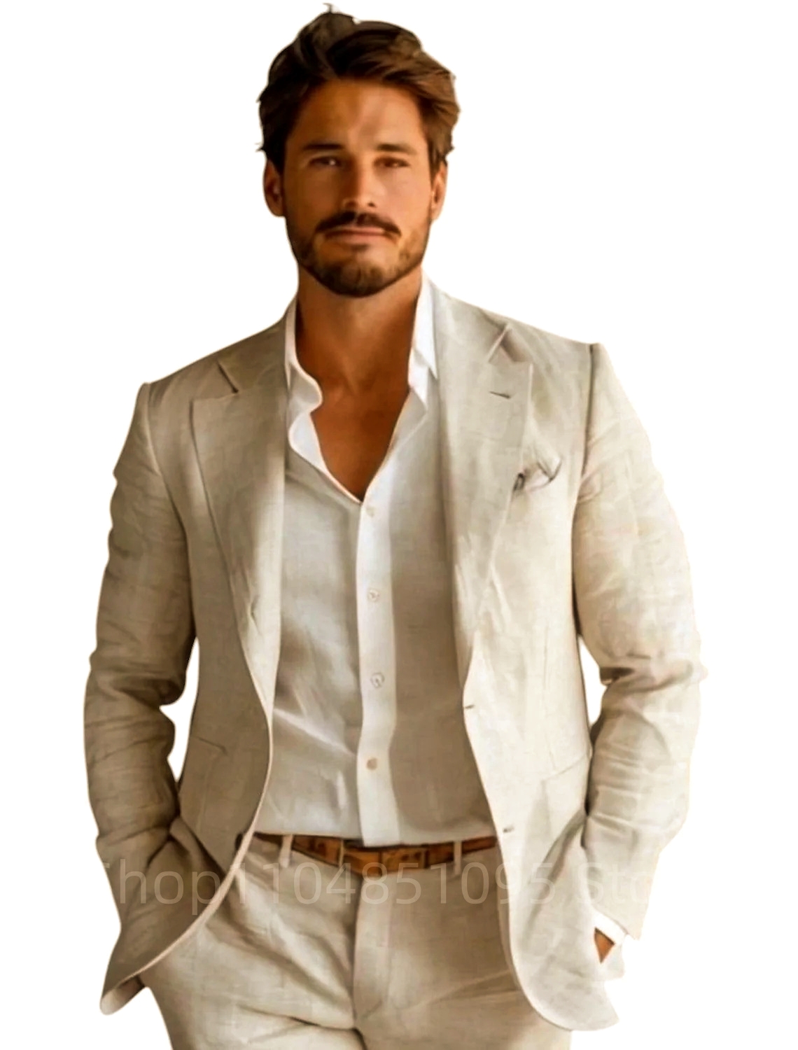 Mavi Slim Fit Erkek Keten Blaz - Men Formal Wear Design incelemesi ve fiyatı