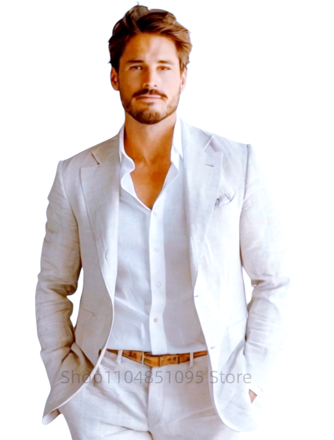Mavi Slim Fit Erkek Keten Blaz - Men Formal Wear Design incelemesi ve fiyatı