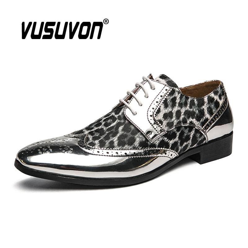 Lüks leopar baskı resmi erkekl - Men'S Formal Attire incelemesi ve fiyatı