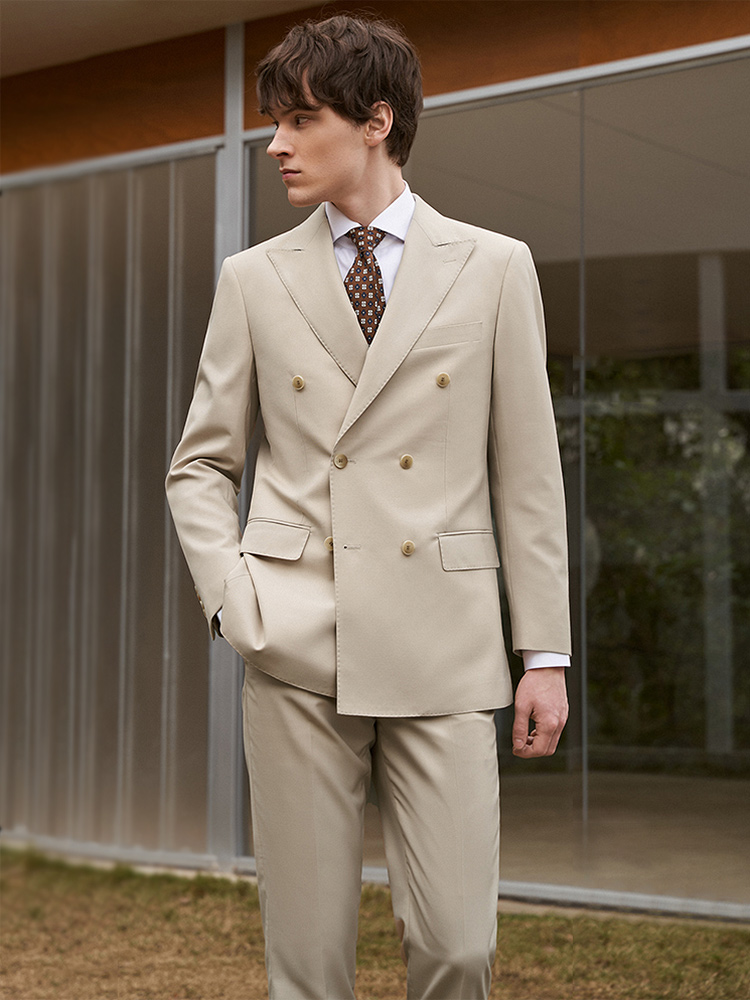 % 30% Yün Erkek Takım Elbise S - Khaki Formal Wear Men incelemesi ve fiyatı