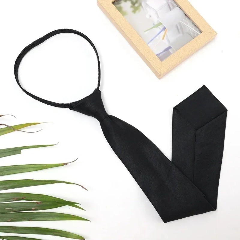 Mat Siyah Klipsli Boyun Kravat - Men'S Formal Wear For Funeral incelemesi ve fiyatı